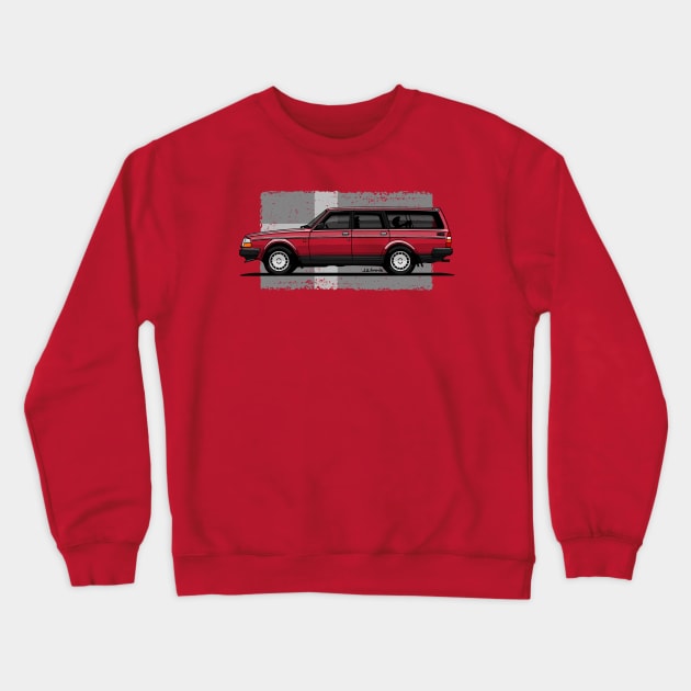 The swedish iconic wagon Crewneck Sweatshirt by jaagdesign